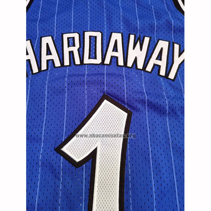 Camiseta Orlando Magic Anfernee Hardaway NO 1 Mitchell & Ness 1994-95 Azul